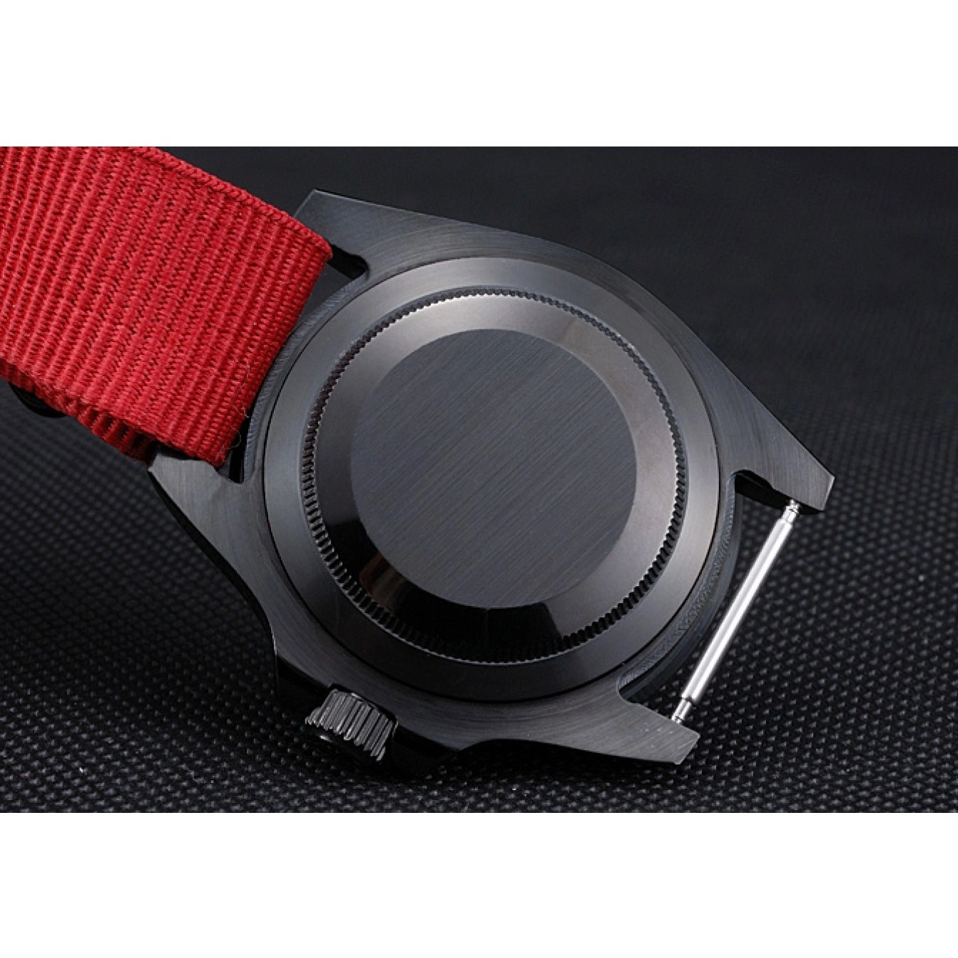 Rolex aaa copy Strap Rolex Submariner Stealth Nylon 622010 Red 0731